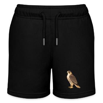 Faucon - Short de jogging enfant bio Stanley/Stella - noir - Devant