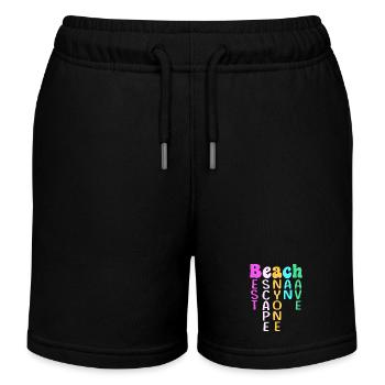 Cruise Ship Cruise - Kids Organic Sweat Shorts by Stanley/Stella - black - Front
