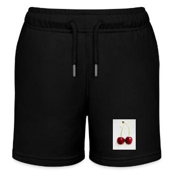 Cerise - Short de jogging enfant bio Stanley/Stella - noir - Devant
