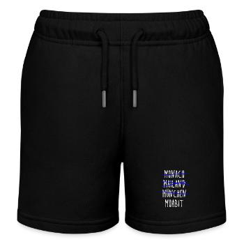 Moabit - Berlin - Deutschland - Bezirk - Kinder Organic Joggingshorts Mini Bolter von Stanley/Stella - Schwarz - Vorne