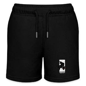 Nightmare Bat – Gothic Horror Vampir Kreatur Kunst - Kinder Organic Joggingshorts Mini Bolter von Stanley/Stella - Schwarz - Vorne