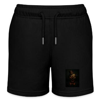 Grusel Clown Halloween Geschenk - Kinder Organic Joggingshorts Mini Bolter von Stanley/Stella - Schwarz - Vorne