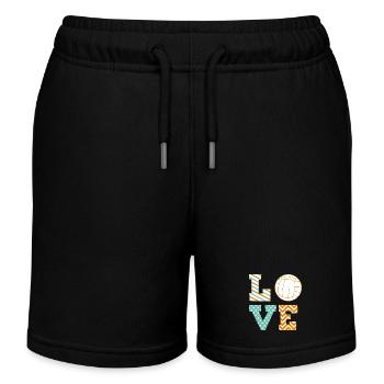 volleyball - Kids Organic Sweat Shorts by Stanley/Stella - black - Front