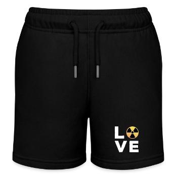 Love Cadeau Manip radio Radiologue Radiologie - Short de jogging enfant bio Stanley/Stella - noir - Devant