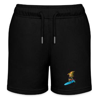 Stand up paddle - Homme avec paddle board - Short de jogging enfant bio Stanley/Stella - noir - Devant