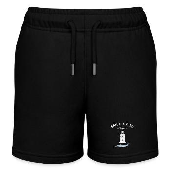 Venise, Phare de San Giorgio Maggiore, Italie - Short de jogging enfant bio Stanley/Stella - noir - Devant