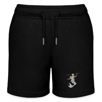 mystérieux Verseau avec trident et nageoire - Short de jogging enfant bio Stanley/Stella - noir - Devant