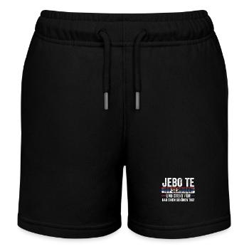 Serbe Serbe Serbie - Short de jogging enfant bio Stanley/Stella - noir - Devant