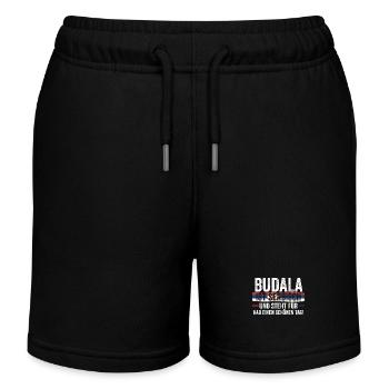 Serbe Serbe Serbie - Short de jogging enfant bio Stanley/Stella - noir - Devant