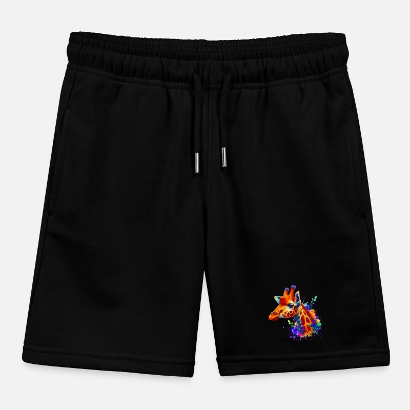 Giraffe Kinder Organic Joggingshorts Mini Bolter von Stanley/Stella