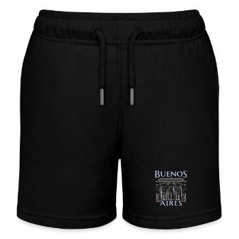 Buenos Aires, Argentina, Drawing Art Museum - Kids Organic Sweat Shorts by Stanley/Stella - black - Front