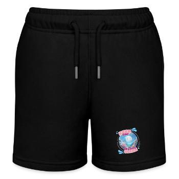 Gardez l’océan propre - Short de jogging enfant bio Stanley/Stella - noir - Devant