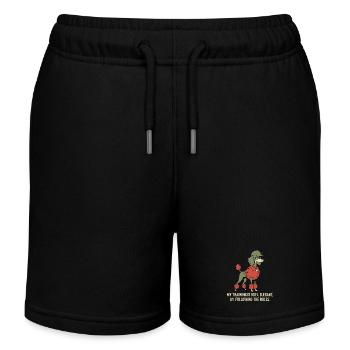 Mein Training: 100% elegant, 0% Regeln befolgen - Kinder Organic Joggingshorts Mini Bolter von Stanley/Stella - Schwarz - Vorne