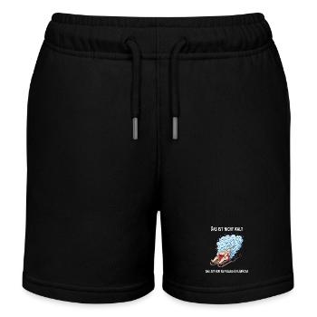 Un peu vivant - Short de jogging enfant bio Stanley/Stella - noir - Devant