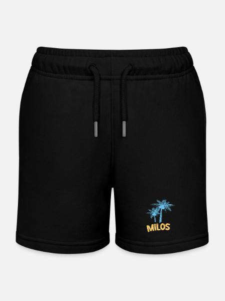 Milos Milos - Kids Organic Sweat Shorts by Stanley/Stella - black