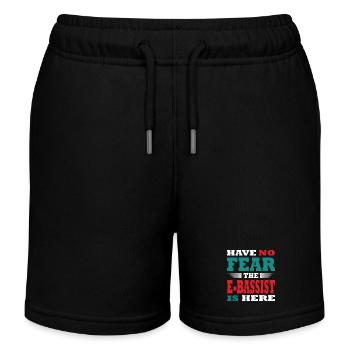 Have no Fear the E-Bassist is here Outfit - Kids Organic Sweat Shorts by Stanley/Stella - black - Front