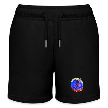 Basketball - Kinder Organic Joggingshorts Mini Bolter von Stanley/Stella - Schwarz - Vorne