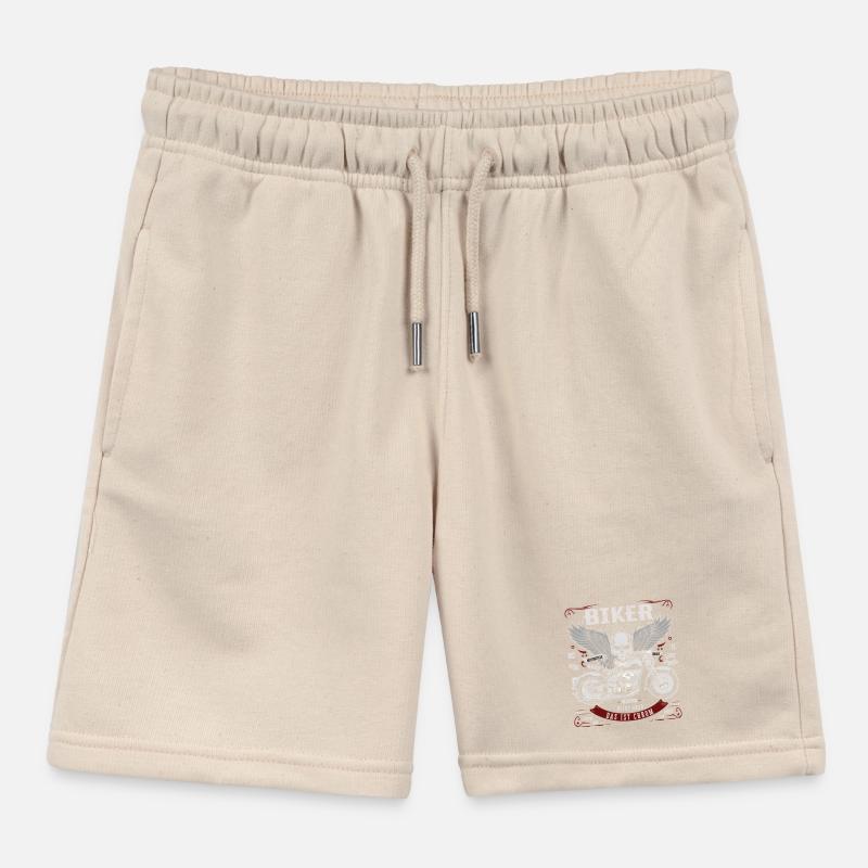 Les motards ne deviennent pas gris - C’est du chrome Short de jogging enfant bio Stanley/Stella