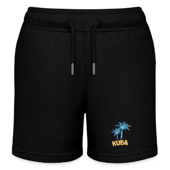 Cadeau pour Cuba - Short de jogging enfant bio Stanley/Stella - noir - Devant