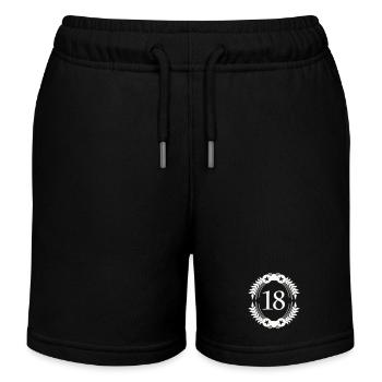18 years of the Wreath of Honour - Kids Organic Sweat Shorts by Stanley/Stella - black - Front