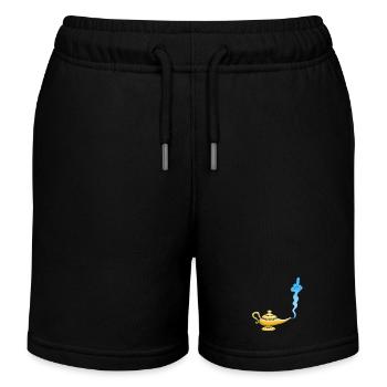 Der böse Genie - Kinder Organic Joggingshorts Mini Bolter von Stanley/Stella - Schwarz - Vorne