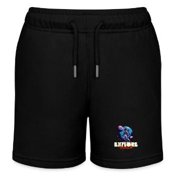Explorer Space Astronaut - Short de jogging enfant bio Stanley/Stella - noir - Devant