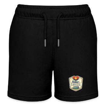 Solarliebe: Energie durch Liebe - Kinder Organic Joggingshorts Mini Bolter von Stanley/Stella - Schwarz - Vorne