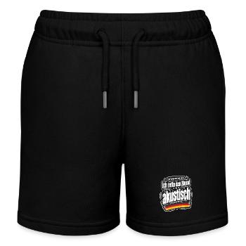 Ich kommentiere nicht, ich rette den Abend... - Kinder Organic Joggingshorts Mini Bolter von Stanley/Stella - Schwarz - Vorne