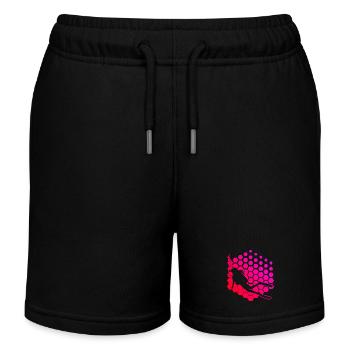 Idée cadeau pour un plongeur sous-marine avec apnée - Short de jogging enfant bio Stanley/Stella - noir - Devant