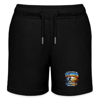Humour Tennis Sport Intelligent | Cadeau Joueur Ré - Short de jogging enfant bio Stanley/Stella - noir - Devant