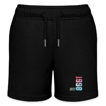 28. Geburtstag Limited Edition 1998 Jahrgang 1998 - Kinder Organic Joggingshorts Mini Bolter von Stanley/Stella - Schwarz - Vorne