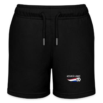 Pays-Bas Pays-Bas - Short de jogging enfant bio Stanley/Stella - noir - Devant