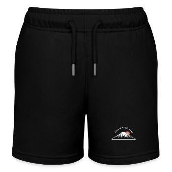 Minimalistischer Mount Fuji - Kinder Organic Joggingshorts Mini Bolter von Stanley/Stella - Schwarz - Vorne