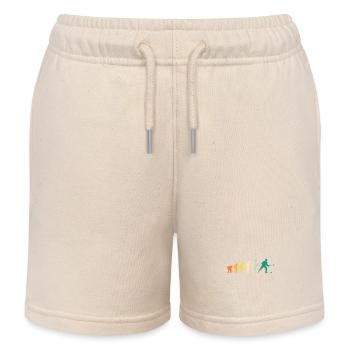 Eishockeyspieler Evolution Eishockey - Kinder Organic Joggingshorts Mini Bolter von Stanley/Stella - Natur - Vorne