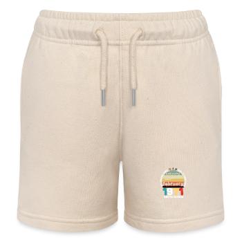 53 Jahre alt Baujahr 1971 Jahrgang Februar 1971 - Kinder Organic Joggingshorts Mini Bolter von Stanley/Stella - Natur - Vorne