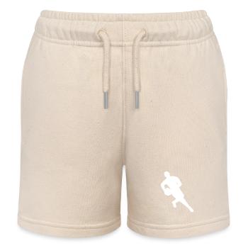 Rugby in Bewegung - Kinder Organic Joggingshorts Mini Bolter von Stanley/Stella - Natur - Vorne