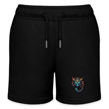 Créature fantastique adorable - Short de jogging enfant bio Stanley/Stella - noir - Devant