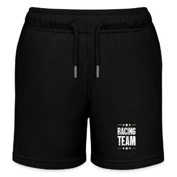 Racing Team - Kinder Organic Joggingshorts Mini Bolter von Stanley/Stella - Schwarz - Vorne