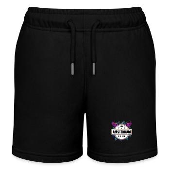 Amsterdam Crew Tropical - Short de jogging enfant bio Stanley/Stella - noir - Devant