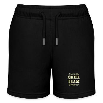 Équipe Grill - Short de jogging enfant bio Stanley/Stella - noir - Devant