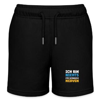 Ich bin nichts für schwache Nerven - Kinder Organic Joggingshorts Mini Bolter von Stanley/Stella - Schwarz - Vorne