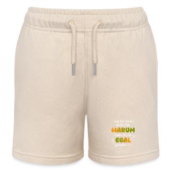 Tout de même - Short de jogging enfant bio Stanley/Stella - écru doux - Devant