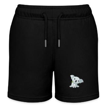petit koala - Short de jogging enfant bio Stanley/Stella - noir - Devant