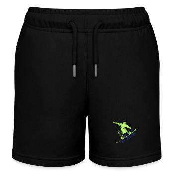 Lords Boards - Kinder Organic Joggingshorts Mini Bolter von Stanley/Stella - Schwarz - Vorne