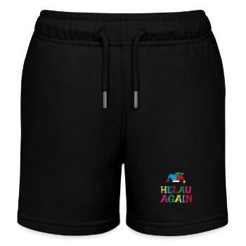 helau again karneval kostüm - Kinder Organic Joggingshorts Mini Bolter von Stanley/Stella - Schwarz - Vorne