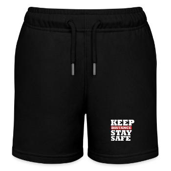 Coole Sprüche - Kinder Organic Joggingshorts Mini Bolter von Stanley/Stella - Schwarz - Vorne