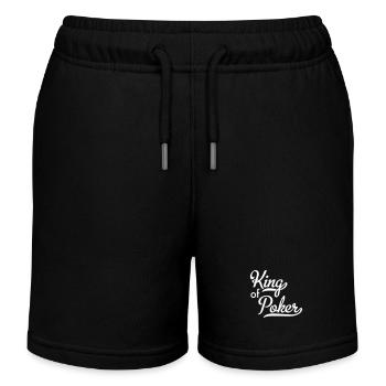 Roi du poker - Short de jogging enfant bio Stanley/Stella - noir - Devant