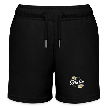 Emilie - Kids Organic Sweat Shorts by Stanley/Stella - black - Front