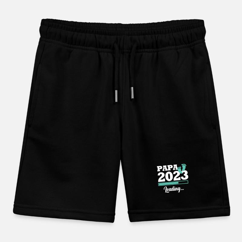 Papa 2023 loading Short de jogging enfant bio Stanley/Stella
