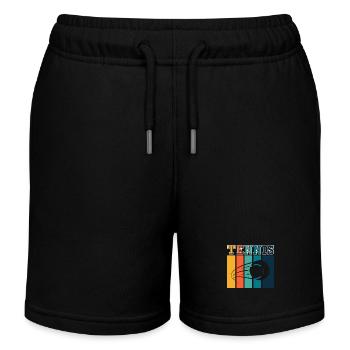 TENNIS JOUEUR JOUEUSE FAN CLUB SPORT - Short de jogging enfant bio Stanley/Stella - noir - Devant